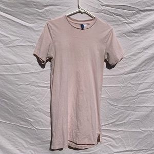 Mens Pink Long Shirt